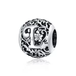 Charms Typu Pandora Kwiatowa Ażurowy Litera L - SCC1444-L