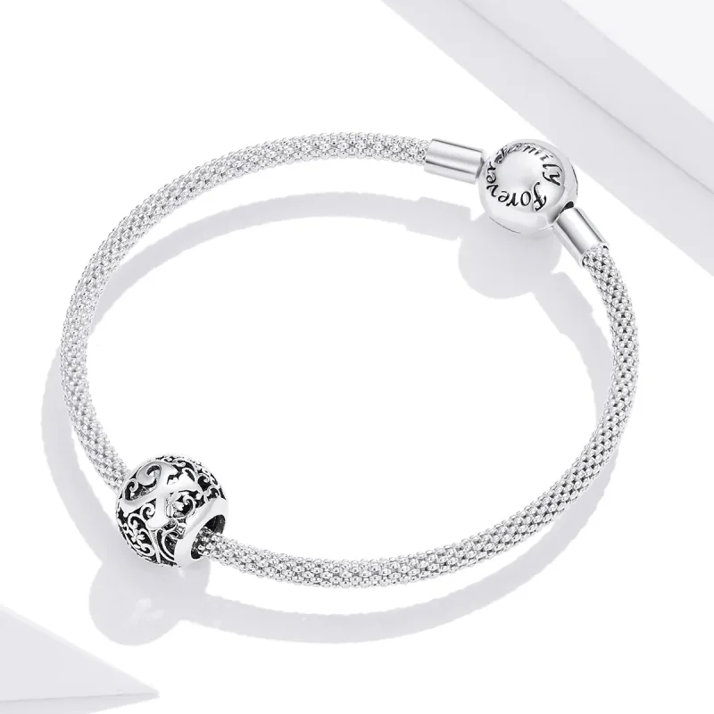 (zdjęcie do) Charms Typu Pandora Kwiatowa Ażurowy Litera X - SCC1444-X - Wyświetl 3
