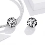 Charms Typu Pandora Kwiatowa Ażurowy Litera X - SCC1444-X