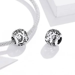 Charms Typu Pandora Kwiatowa Ażurowy Litera X - SCC1444-X