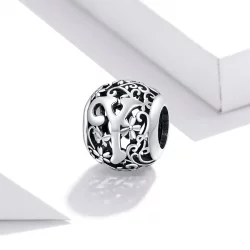 Charms Typu Pandora Kwiatowa Ażurowy Litera Y - SCC1444-Y