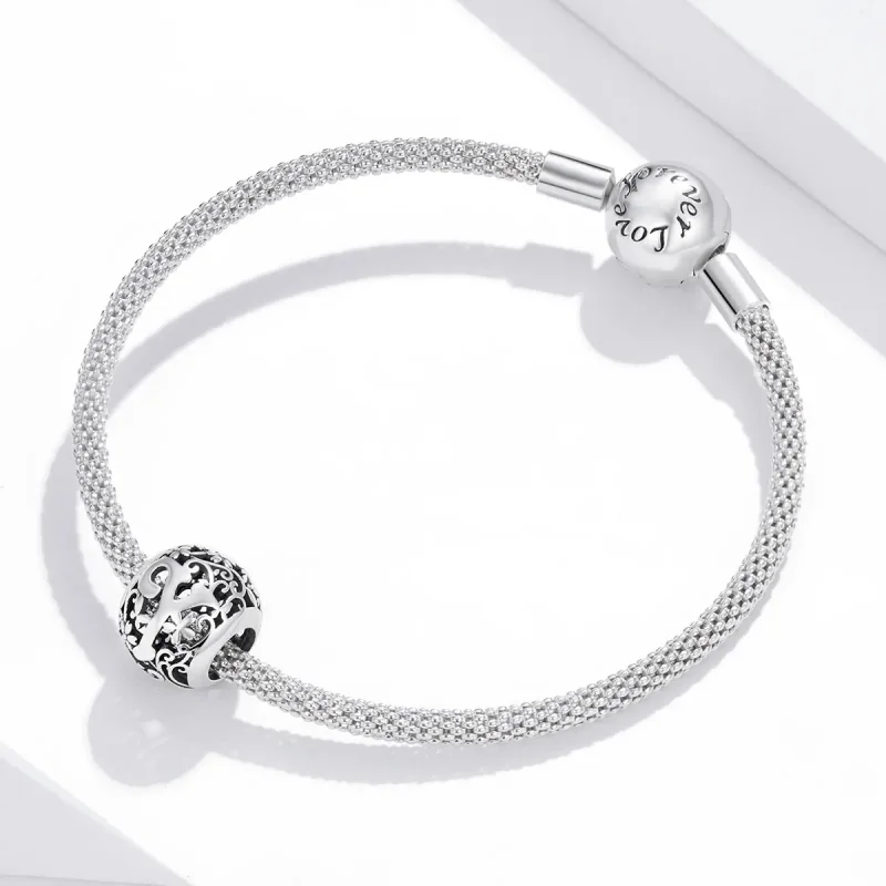 (zdjęcie do) Charms Typu Pandora Kwiatowa Ażurowy Litera Y - SCC1444-Y - Wyświetl 3