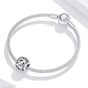 Charms Typu Pandora Kwiatowa Ażurowy Litera Z - SCC1444-Z