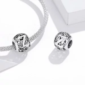 Charms Typu Pandora Kwiatowa Ażurowy Litera Z - SCC1444-Z
