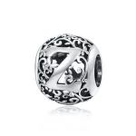Charms Typu Pandora Kwiatowa Ażurowy Litera Z - SCC1444-Z