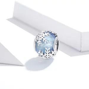Charms Typu Pandora Urok kryształowego płatka śniegu - SCC1666
