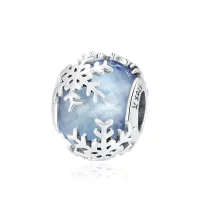 Charms Typu Pandora Urok kryształowego płatka śniegu - SCC1666