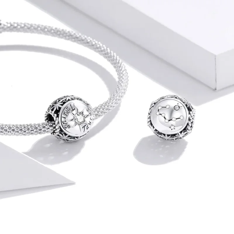 (zdjęcie do) Charms Typu Pandora Świecący Byk - SCC1725-2 - Wyświetl 3