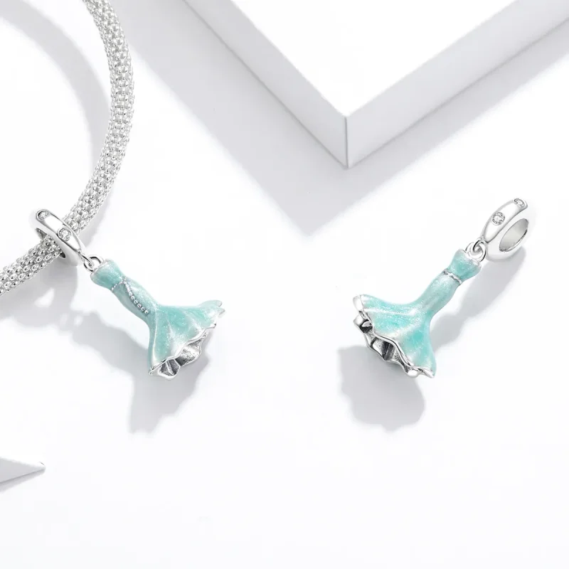 (zdjęcie do) Zawieszka Typu Pandora Charms spódnica Fishtail - SCC1647 - Wyświetl 4