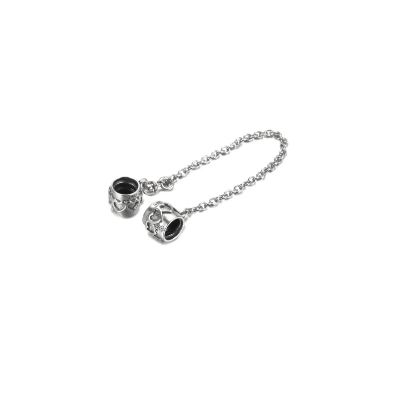 (zdjęcie do) Łańcuszek zabezpieczający Pandora Limitowana edycja 20th Anniversary Heart - 799 - Wyświetl 3