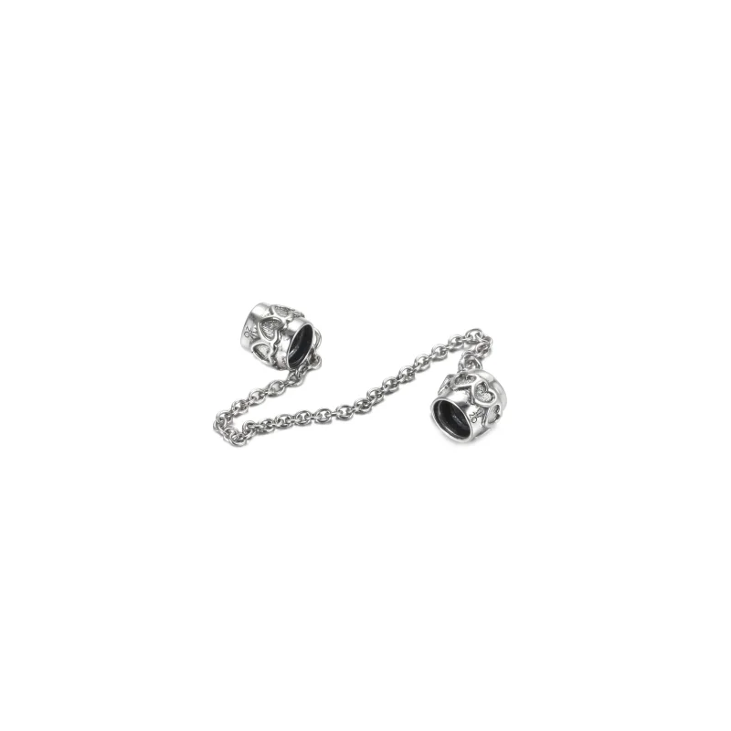 (zdjęcie do) Łańcuszek zabezpieczający Pandora Limitowana edycja 20th Anniversary Heart - 799 - Wyświetl 5