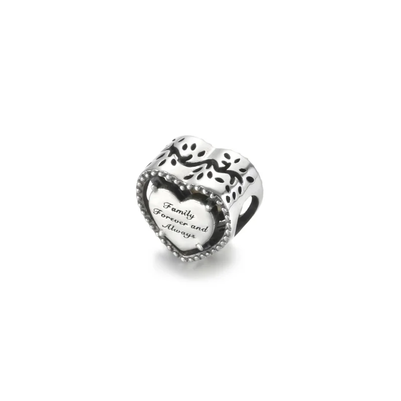 (zdjęcie do) Ażurowy charms Serce i drzewo rodzinne - 799413C01 - Wyświetl 3
