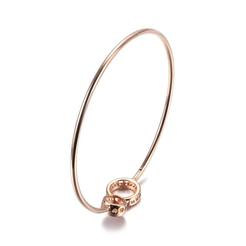 (zdjęcie do) Bransoletka bangle Różowy błysk - 589287C01 - Wyświetl 5