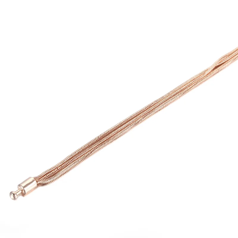(zdjęcie do) Bransoletka wężykowa Pandora Moments z wieloma pasmami - 589338C00 - Wyświetl 4
