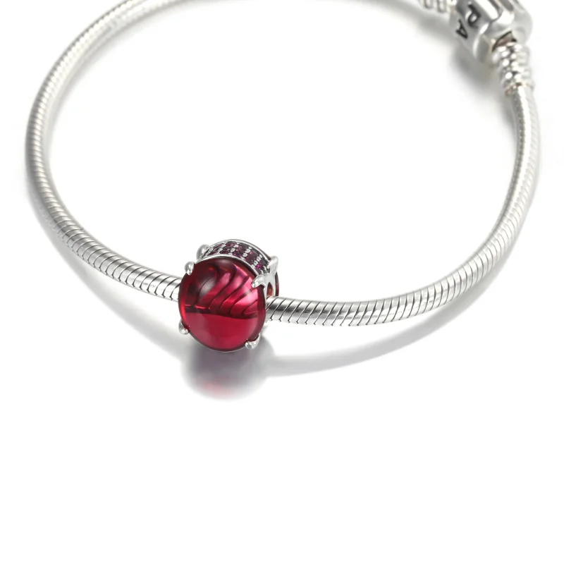 (zdjęcie do) Charms Ciemnoróżowy owal - 799309C01 - Wyświetl 5