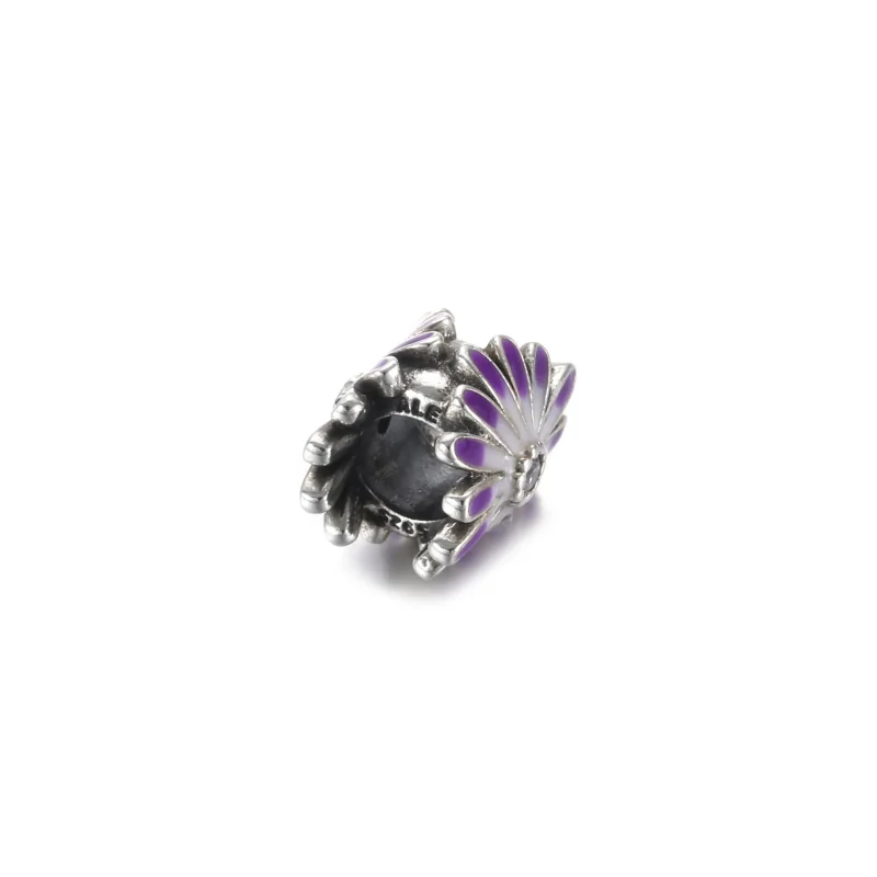 (zdjęcie do) Charms Fioletowa stokrotka - 798775C02 - Wyświetl 4