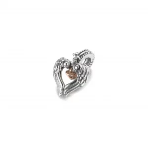 Charms Klubu Pandory, zawieszka Serce i skrzydła anioła - 789296C01