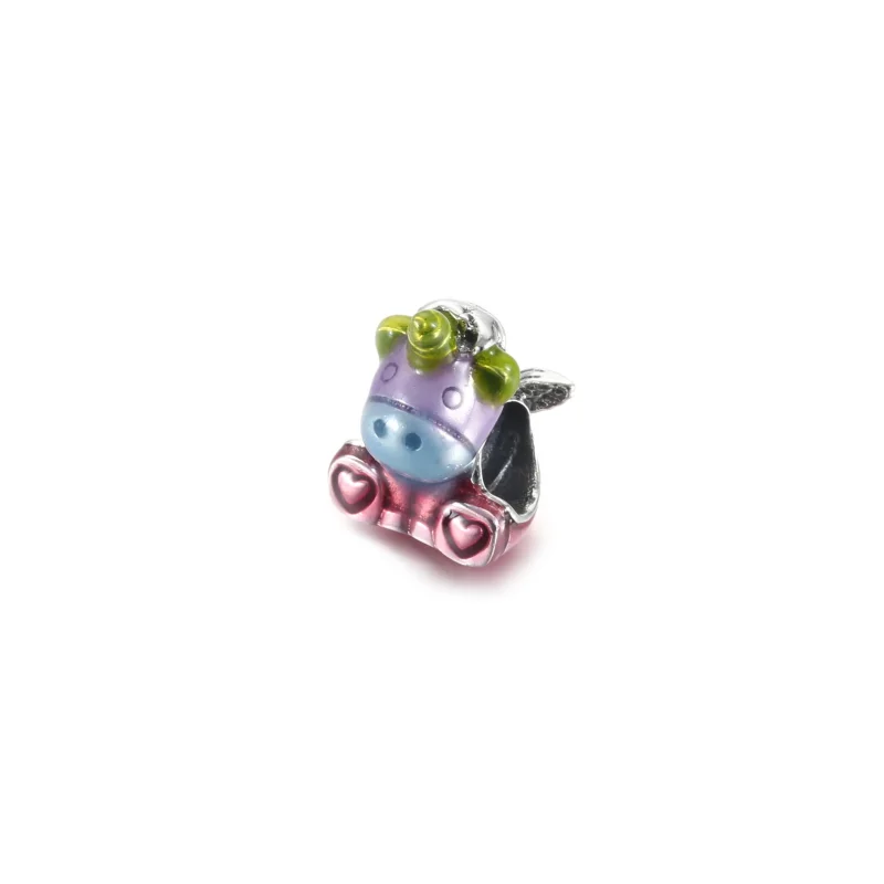 (zdjęcie do) Charms Kolorowa tęcza i Jednorożec Bruno - 799353C01 - Wyświetl 2