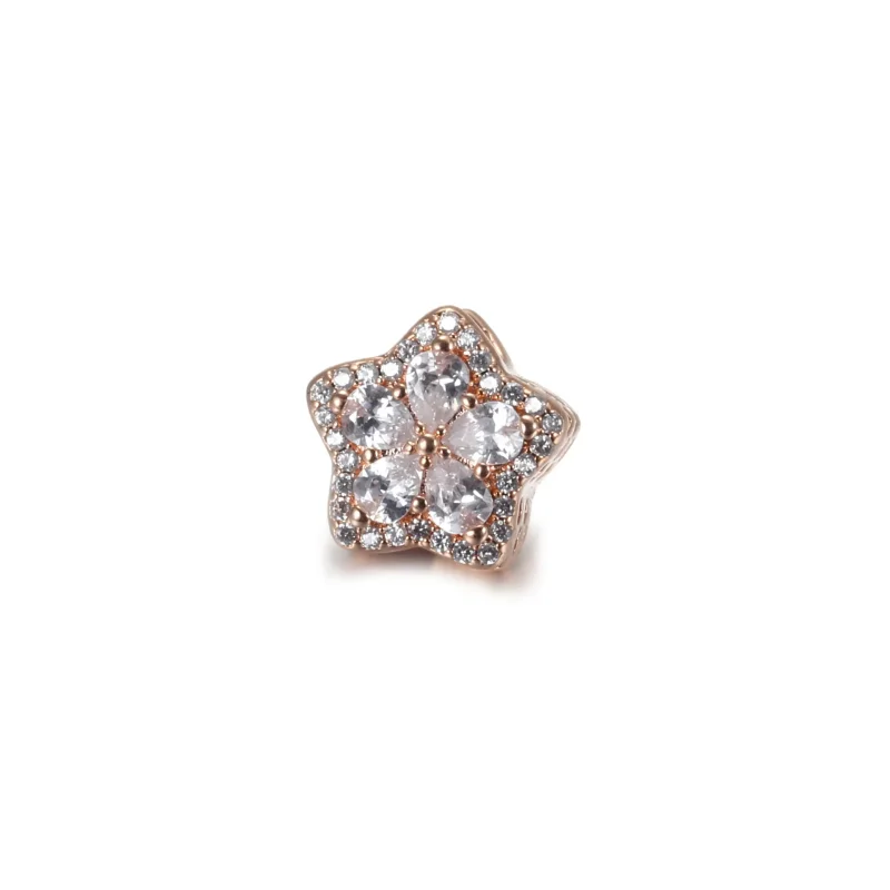 (zdjęcie do) Charms Lśniąca śnieżynka pavé - 789224C01 - Wyświetl 4
