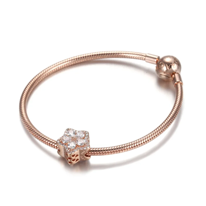 (zdjęcie do) Charms Lśniąca śnieżynka pavé - 789224C01 - Wyświetl 5