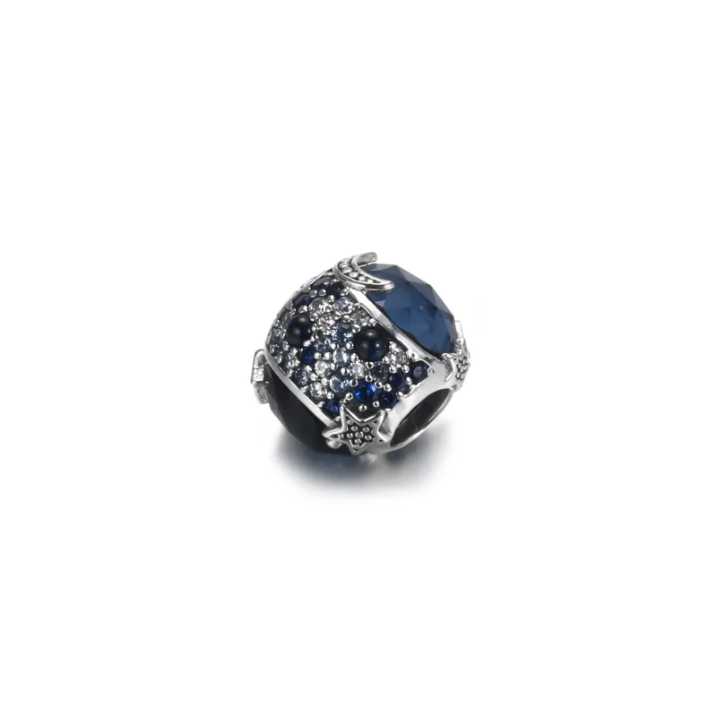 (zdjęcie do) Charms Lśniące niebieskie gwiazdy - 799209C01 - Wyświetl 3