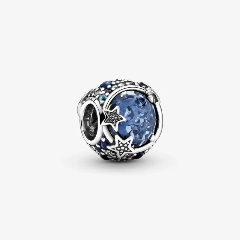 (zdjęcie do) Charms Lśniące niebieskie gwiazdy - 799209C01