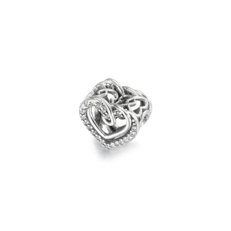 (zdjęcie do) Charms Lśniące złączone serca - 799270C01 - Wyświetl 2