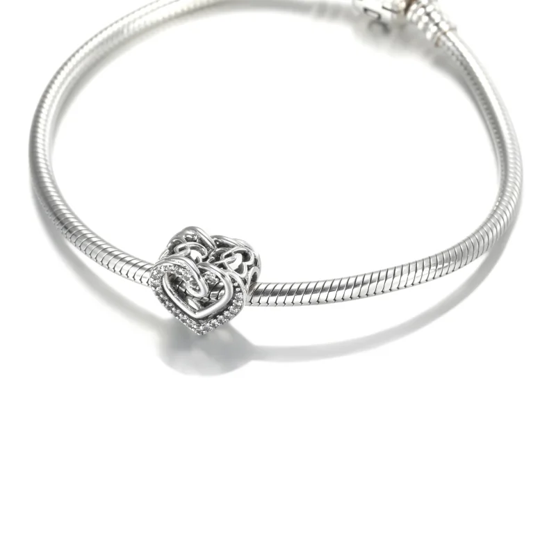 (zdjęcie do) Charms Lśniące złączone serca - 799270C01 - Wyświetl 5
