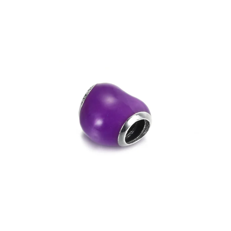 (zdjęcie do) Charms Metaliczne fioletowe serce - 799291C01 - Wyświetl 2