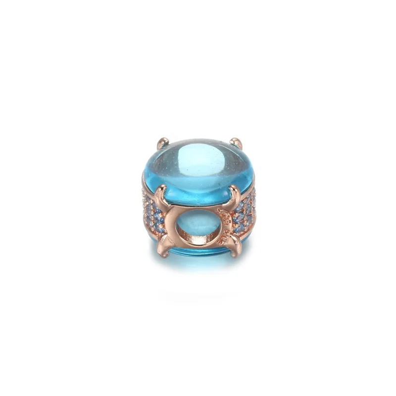 (zdjęcie do) Charms Niebieski owal - 789309C01 - Wyświetl 3