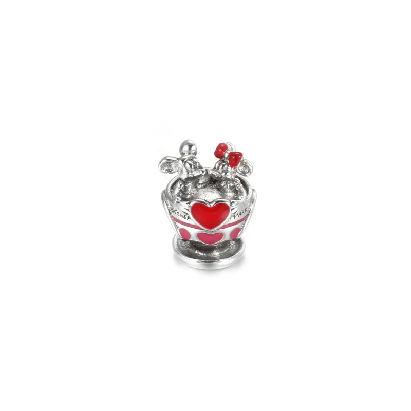 (zdjęcie do) Charms Pandora Disney Parks Mickey i Minnie Filiżanki do herbaty - 799265C01 - Wyświetl 2
