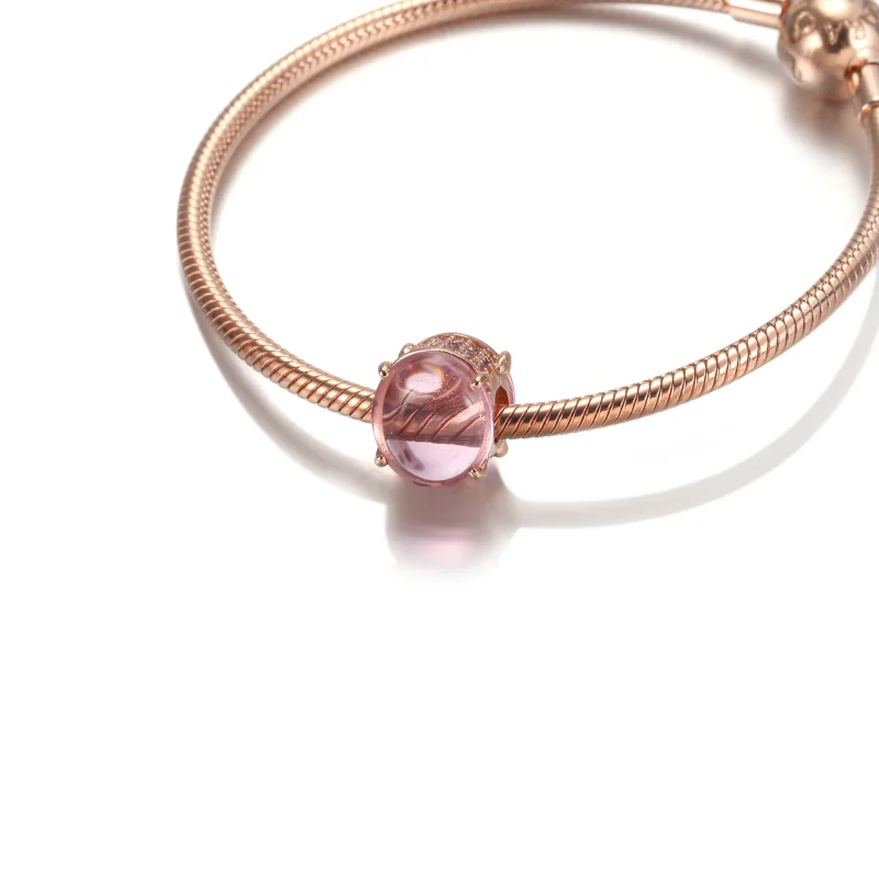 (zdjęcie do) Charms Różowy owal - 789309C02 - Wyświetl 5