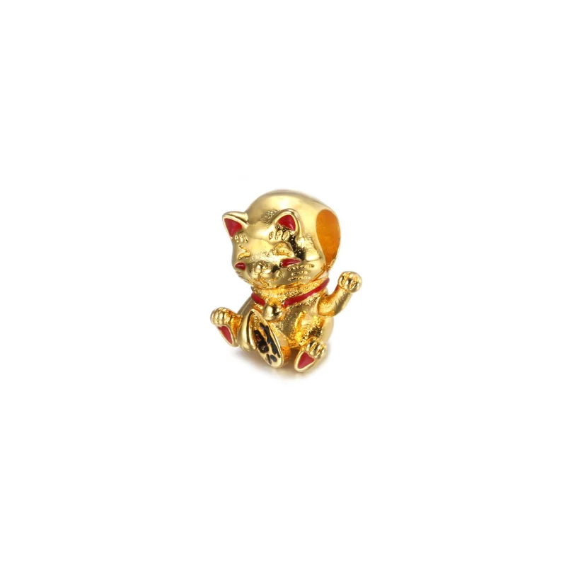 (zdjęcie do) Charms Uroczy Kotek Machajacy Lapka - 769271C01 - Wyświetl 2