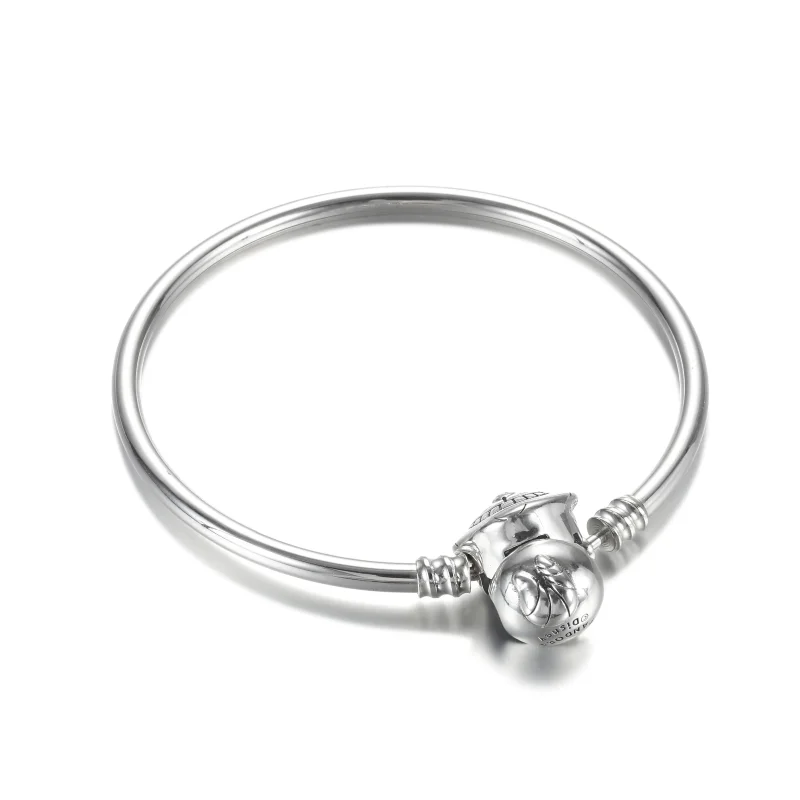 (zdjęcie do) Disney Alicja w Krainie Czarów, bransoletka bangle Pandora Moments, zapięcie z K - Wyświetl 5