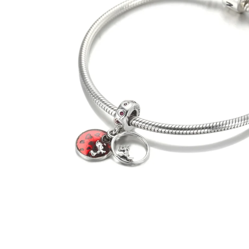 (zdjęcie do) Disney, zawieszka Miłość i buziaki Myszek Miki i Minnie - 799298C01 - Wyświetl 5