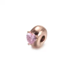 Klips Błękitne serce solitaire - 789203C02