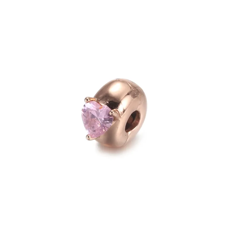 (zdjęcie do) Klips Błękitne serce solitaire - 789203C02 - Wyświetl 4