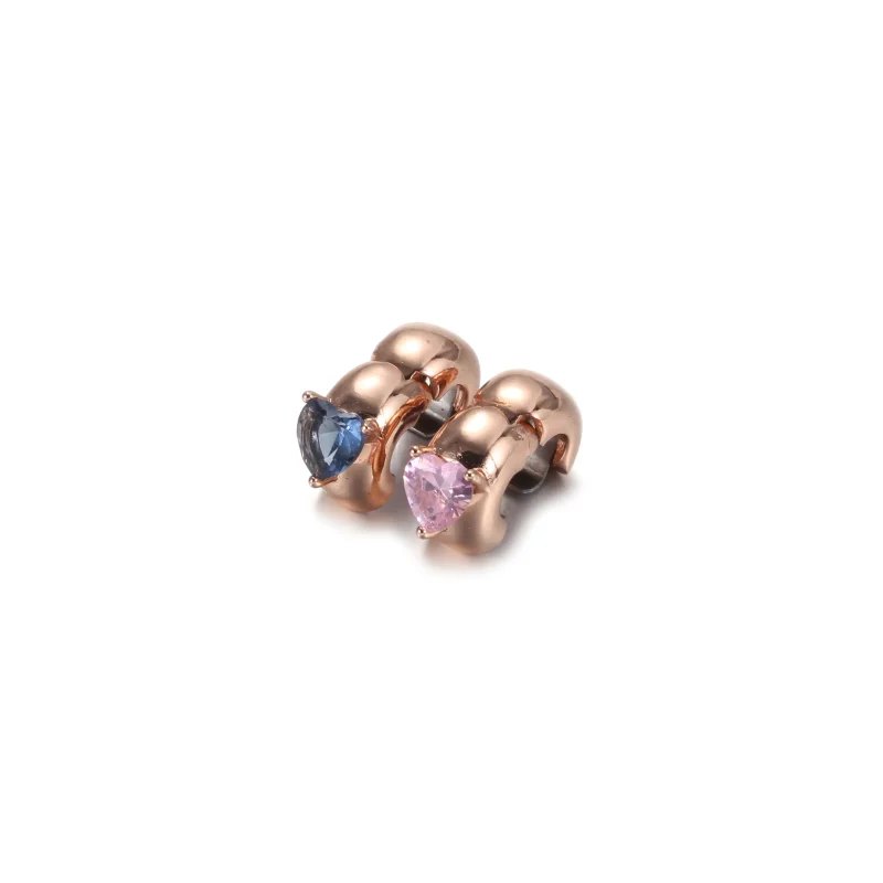 (zdjęcie do) Klips Błękitne serce solitaire - 789203C02 - Wyświetl 6