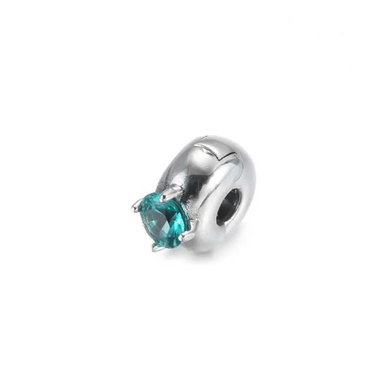 (zdjęcie do) Klips Fioletowy solitaire - 799204C02 - Wyświetl 4