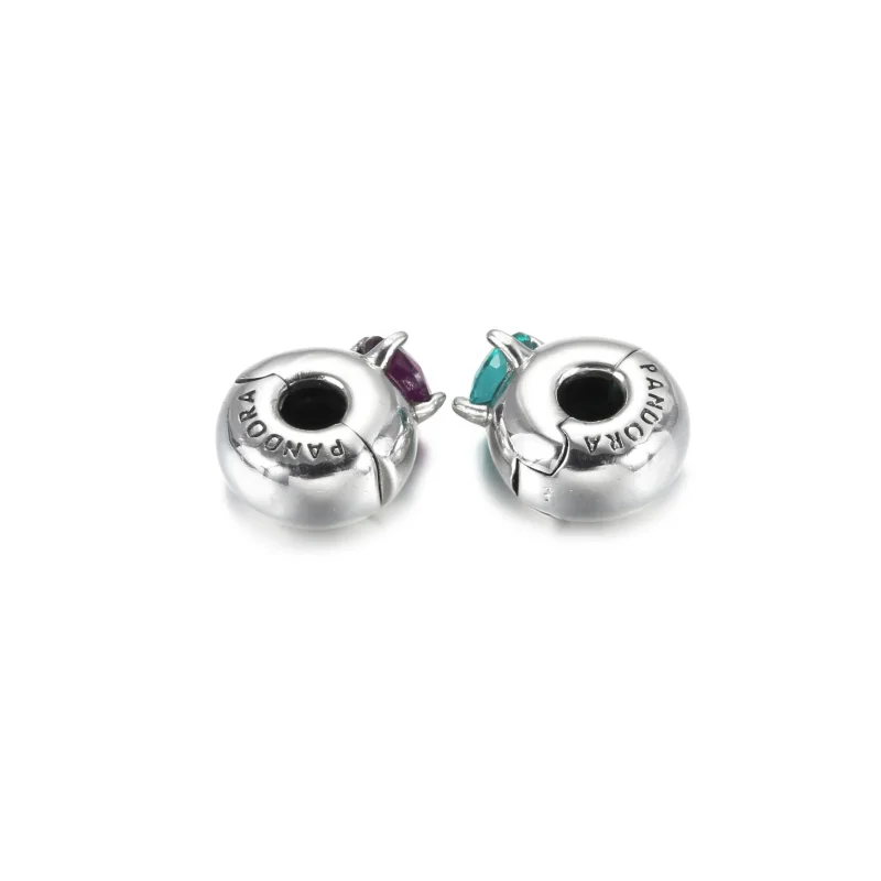 (zdjęcie do) Klips Fioletowy solitaire - 799204C02 - Wyświetl 6