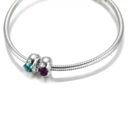 Klips Fioletowy solitaire - 799204C02