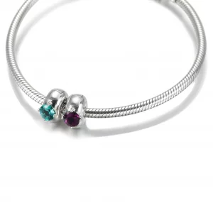 Klips Fioletowy solitaire - 799204C02