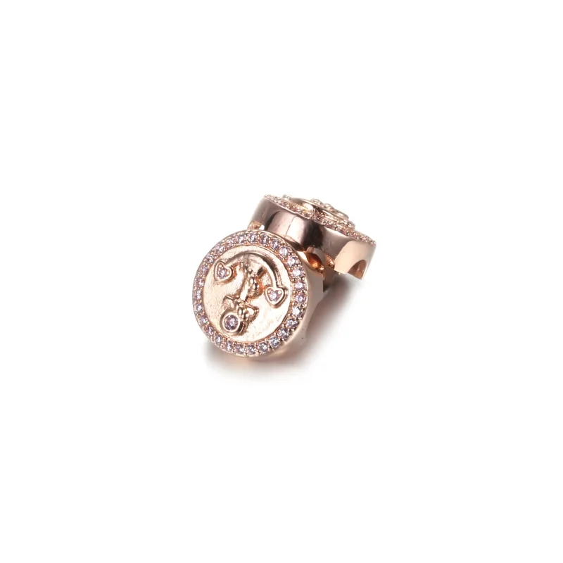 (zdjęcie do) Klips Pandora Błyszcząca różowa kotwica - 789019C01 - Wyświetl 3