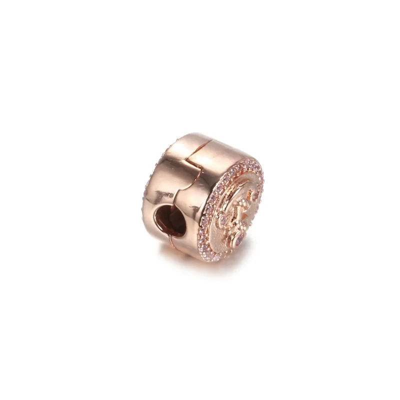 (zdjęcie do) Klips Pandora Błyszcząca różowa kotwica - 789019C01 - Wyświetl 5