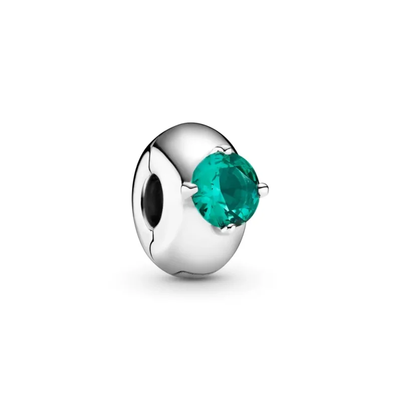 (zdjęcie do) Klips Zielony solitaire - 799204C03