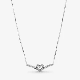 Naszyjnik Lśniące serce wishbone - 399273C01