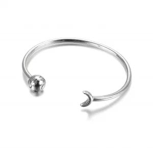 Otwarta bransoletka bangle Księżyc i gwiazdy - 599120C01