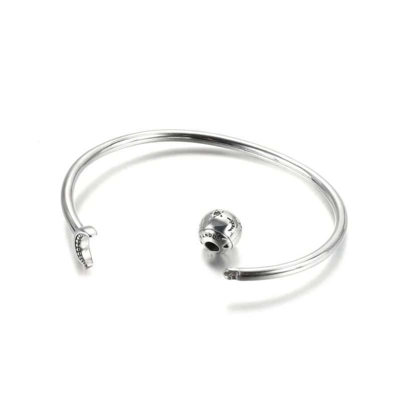 (zdjęcie do) Otwarta bransoletka bangle Księżyc i gwiazdy - 599120C01 - Wyświetl 5