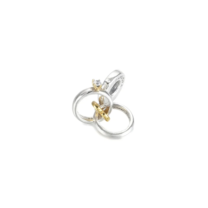 (zdjęcie do) Zawieszka Obrączki ślubne - 799319C01 - Wyświetl 2