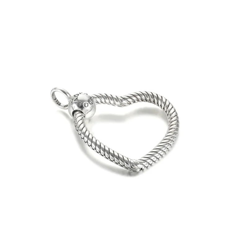 (zdjęcie do) Zawieszka Pandora Moments O w kształcie serca - 399384C00 - Wyświetl 3